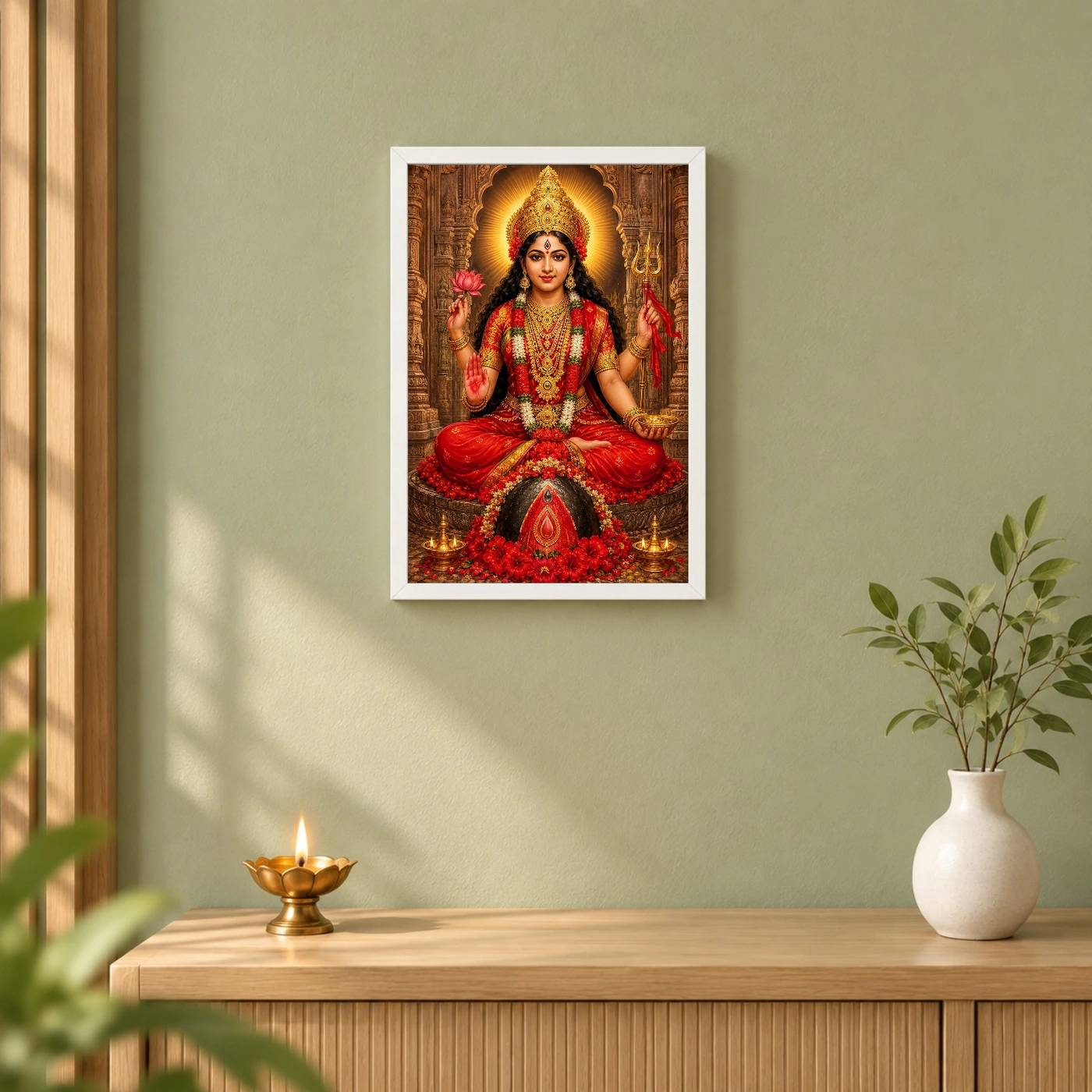 Kamakhya Devi Heritage Temple Architecture Backdrop Photo Frame, view 6