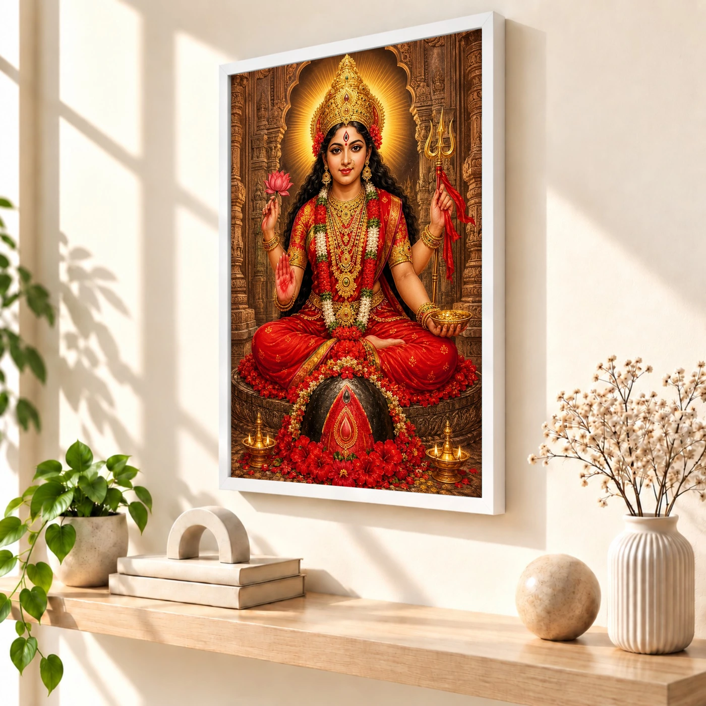 Kamakhya Devi Heritage Temple Architecture Backdrop Photo Frame, view 7