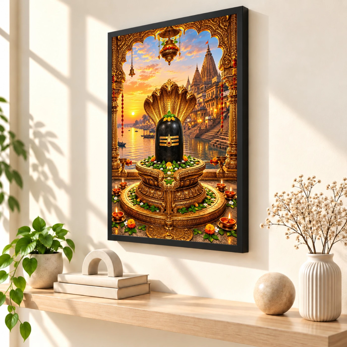 Kashi Vishwanath Ganga Dawn Photo Frame, view 2