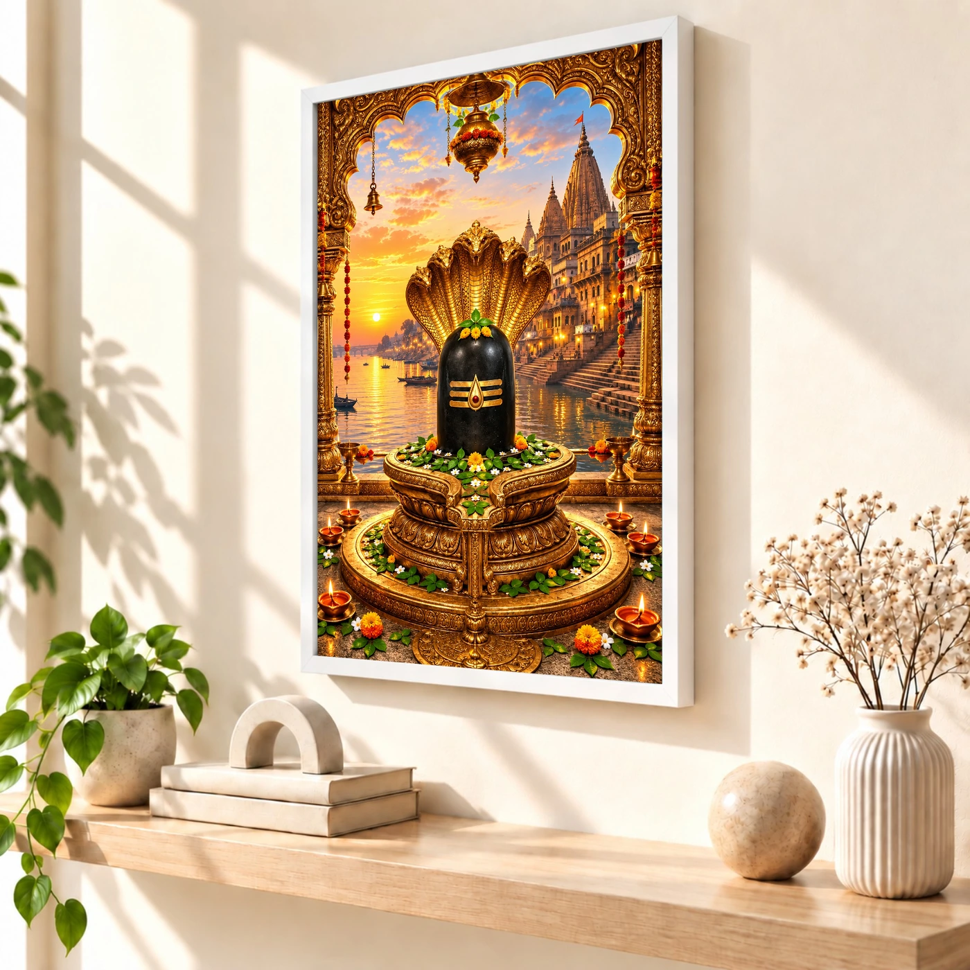 Kashi Vishwanath Ganga Dawn Photo Frame, view 7