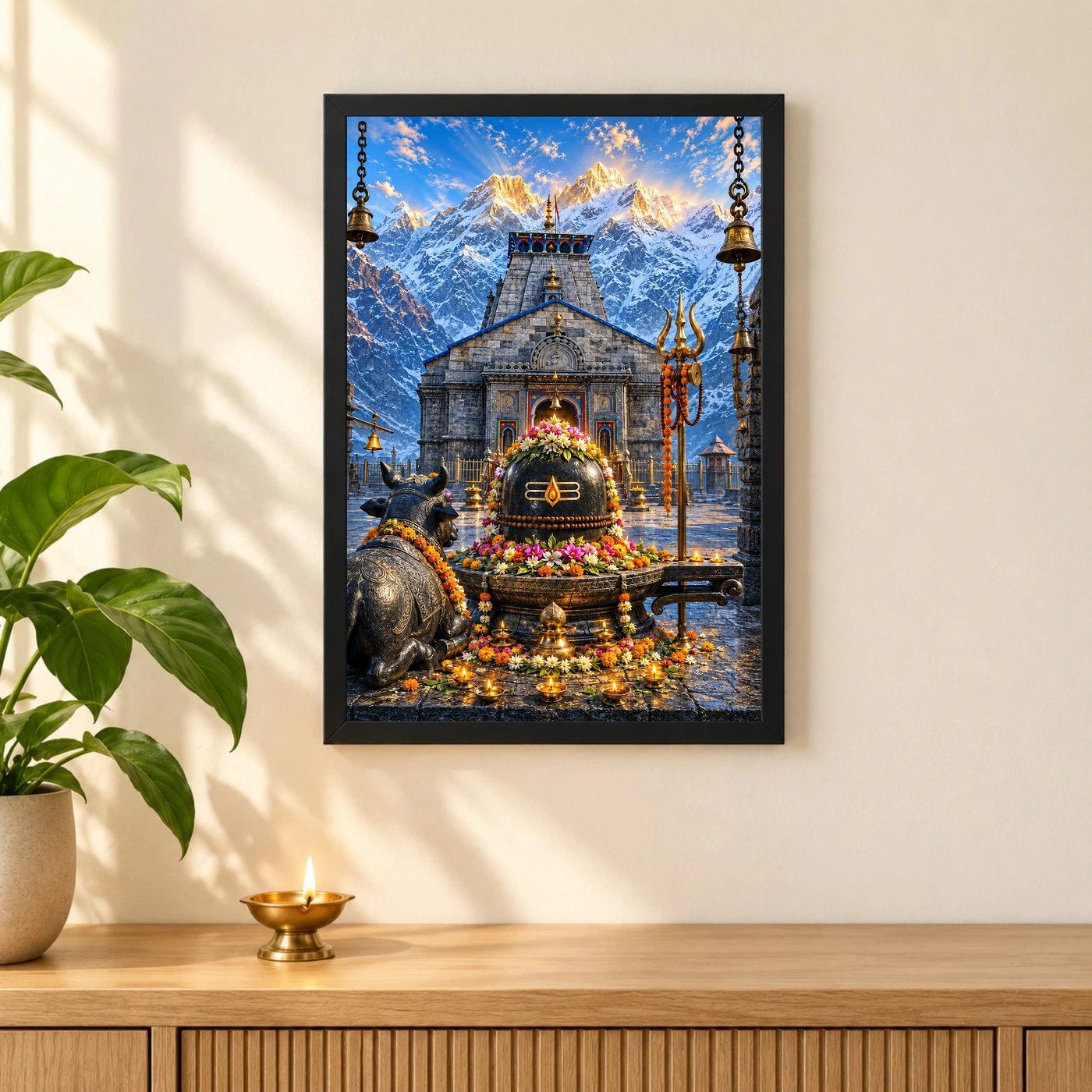 Kedarnath Himalayan Sunrise Photo Frame, view 3
