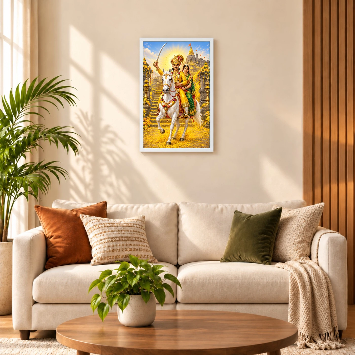 Khandoba Banai Jejuri Turmeric Photo Frame, view 9
