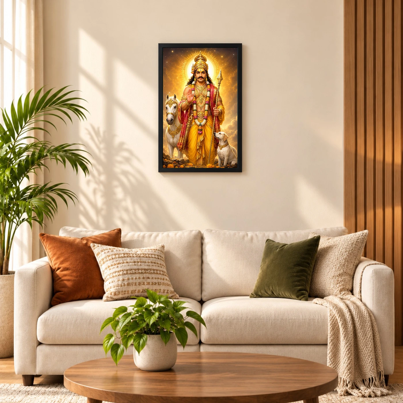 Khandoba Cosmic Celestial Aura Photo Frame, view 8