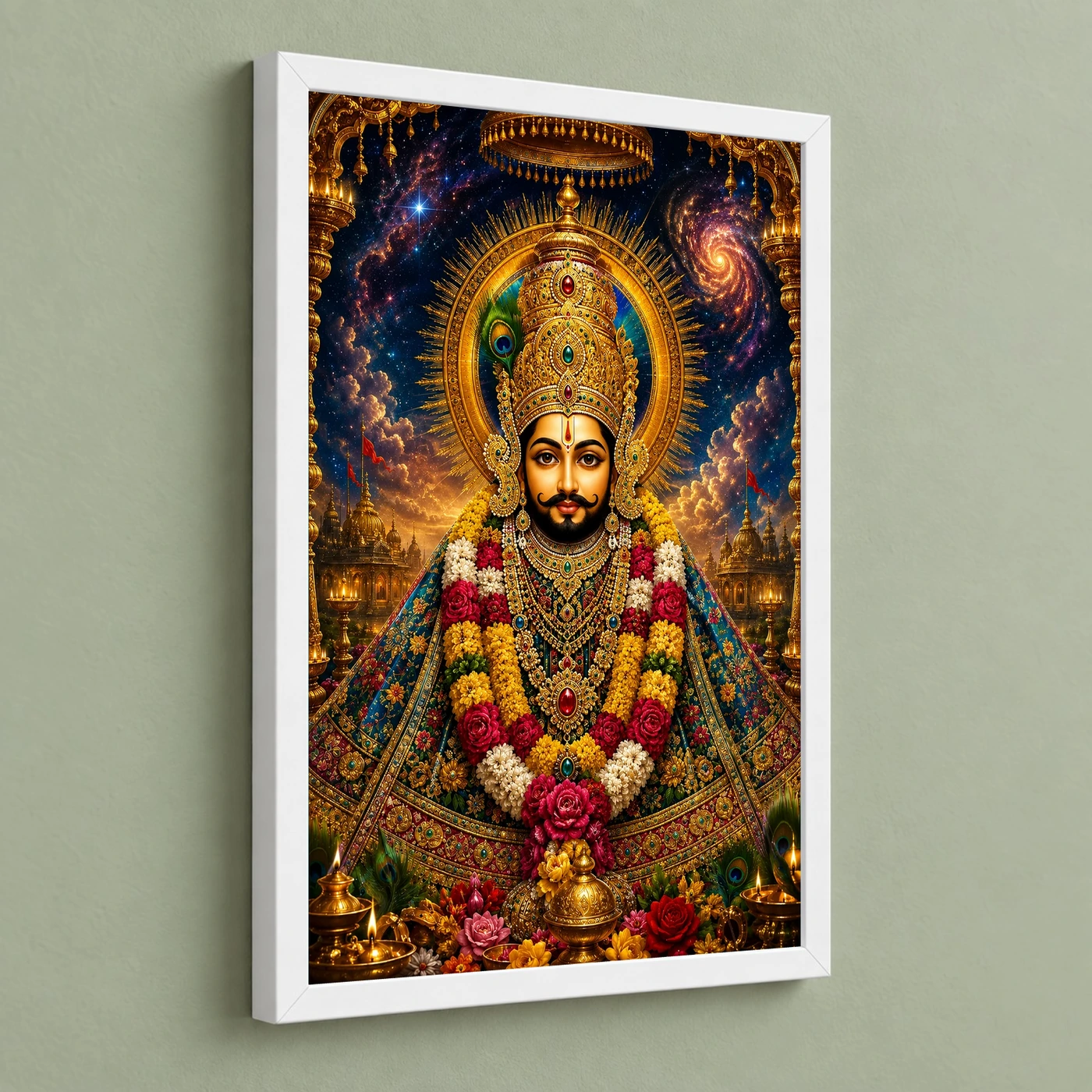 Khatu Shyam Cosmic Celestial Aura Photo Frame, view 5