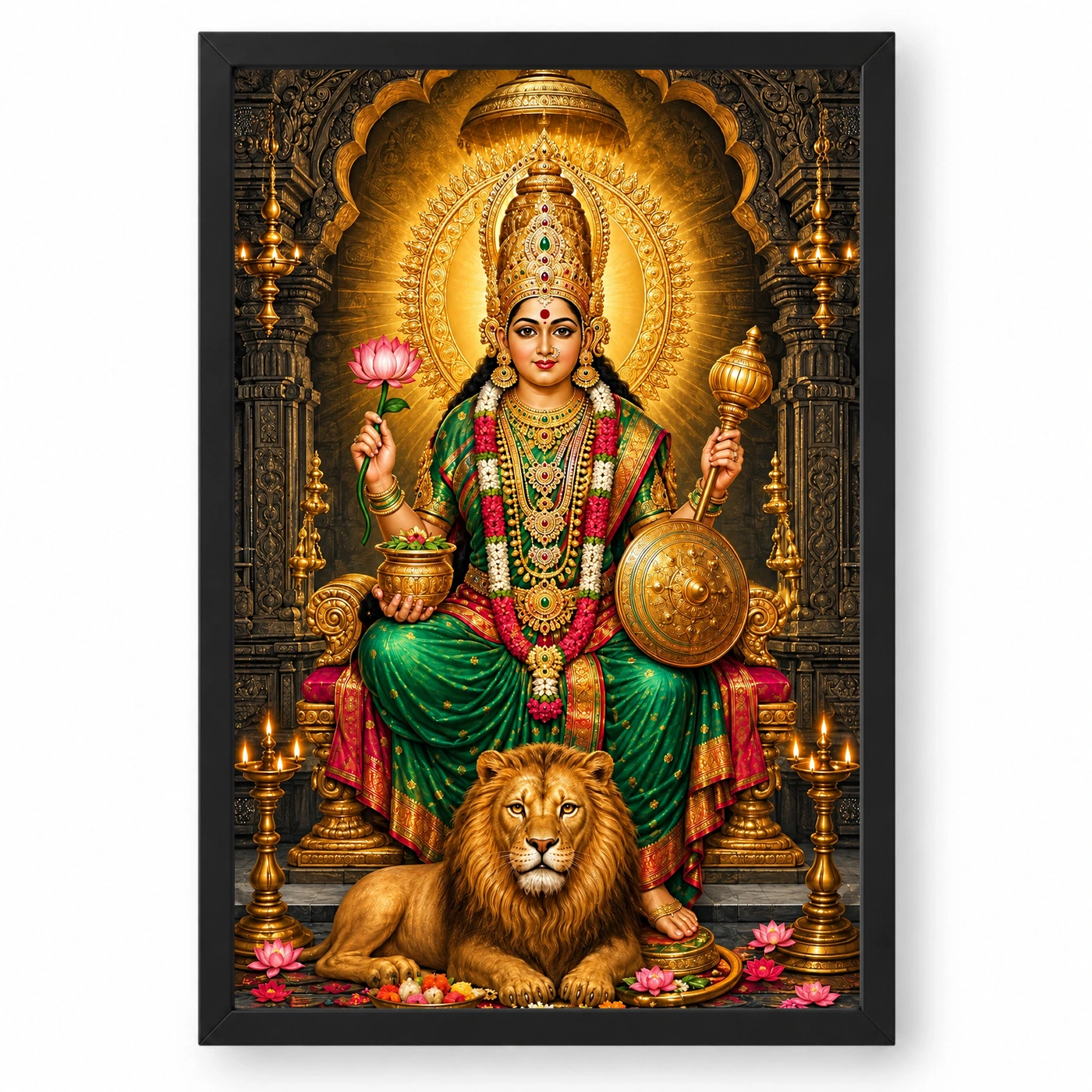 Kolhapur Mahalakshmi Ambabai Photo Frame