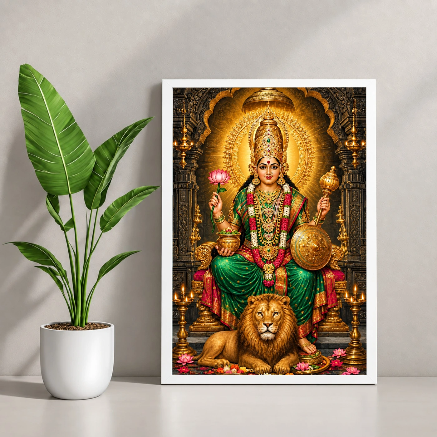 Kolhapur Mahalakshmi Ambabai Photo Frame, view 4