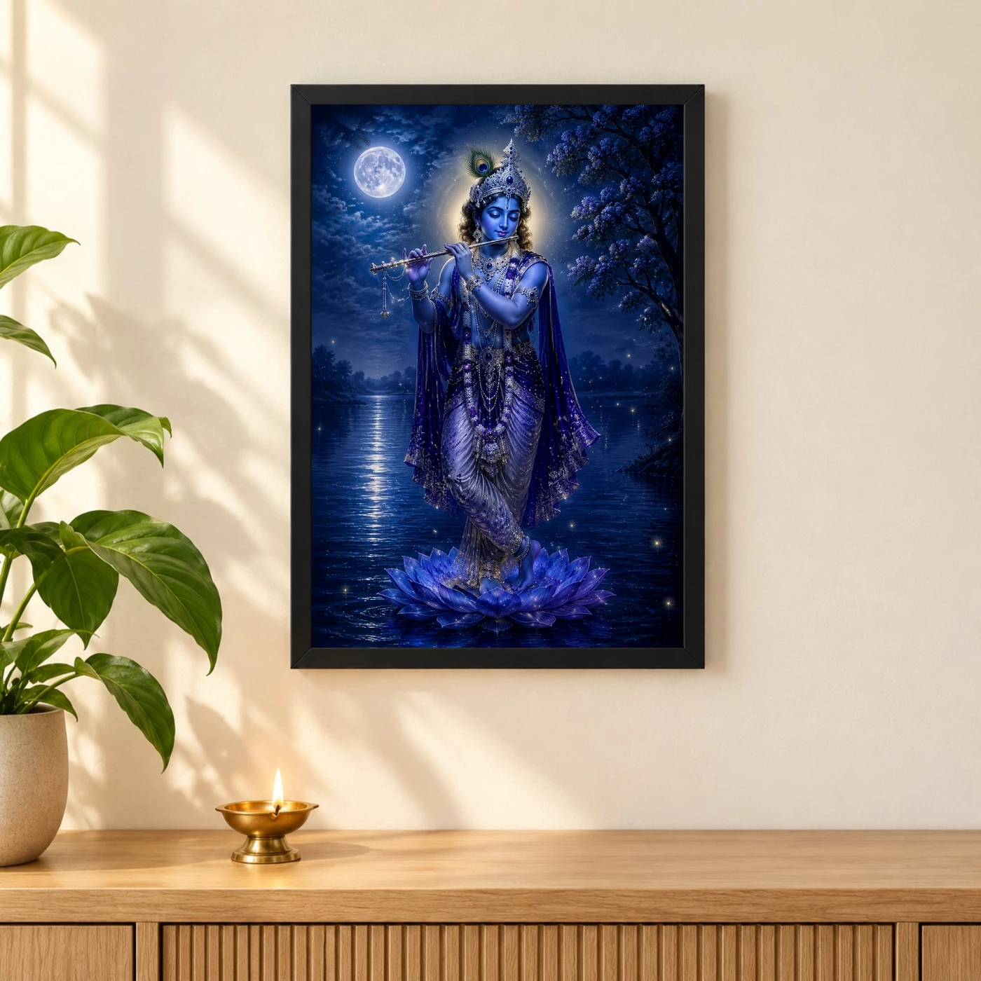 Krishna — Moonlight Flute Frame, view 3