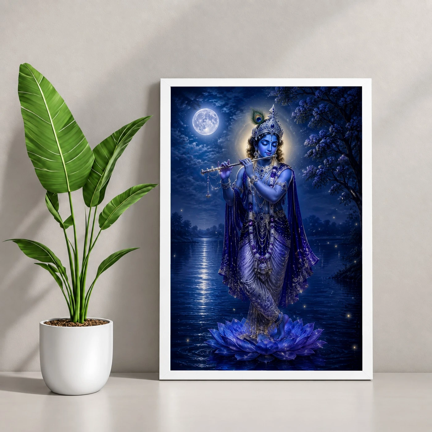 Krishna — Moonlight Flute Frame, view 4