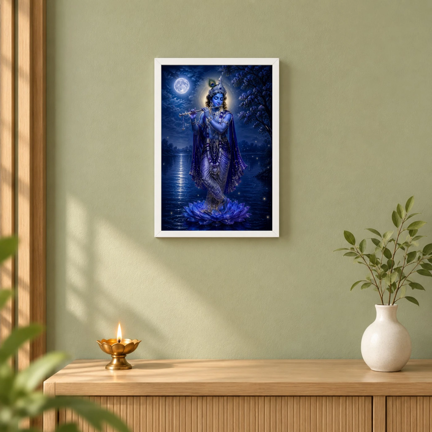 Krishna — Moonlight Flute Frame, view 6