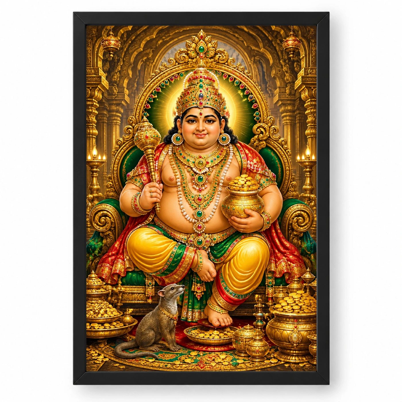 Kubera Wealth Guardian Photo Frame