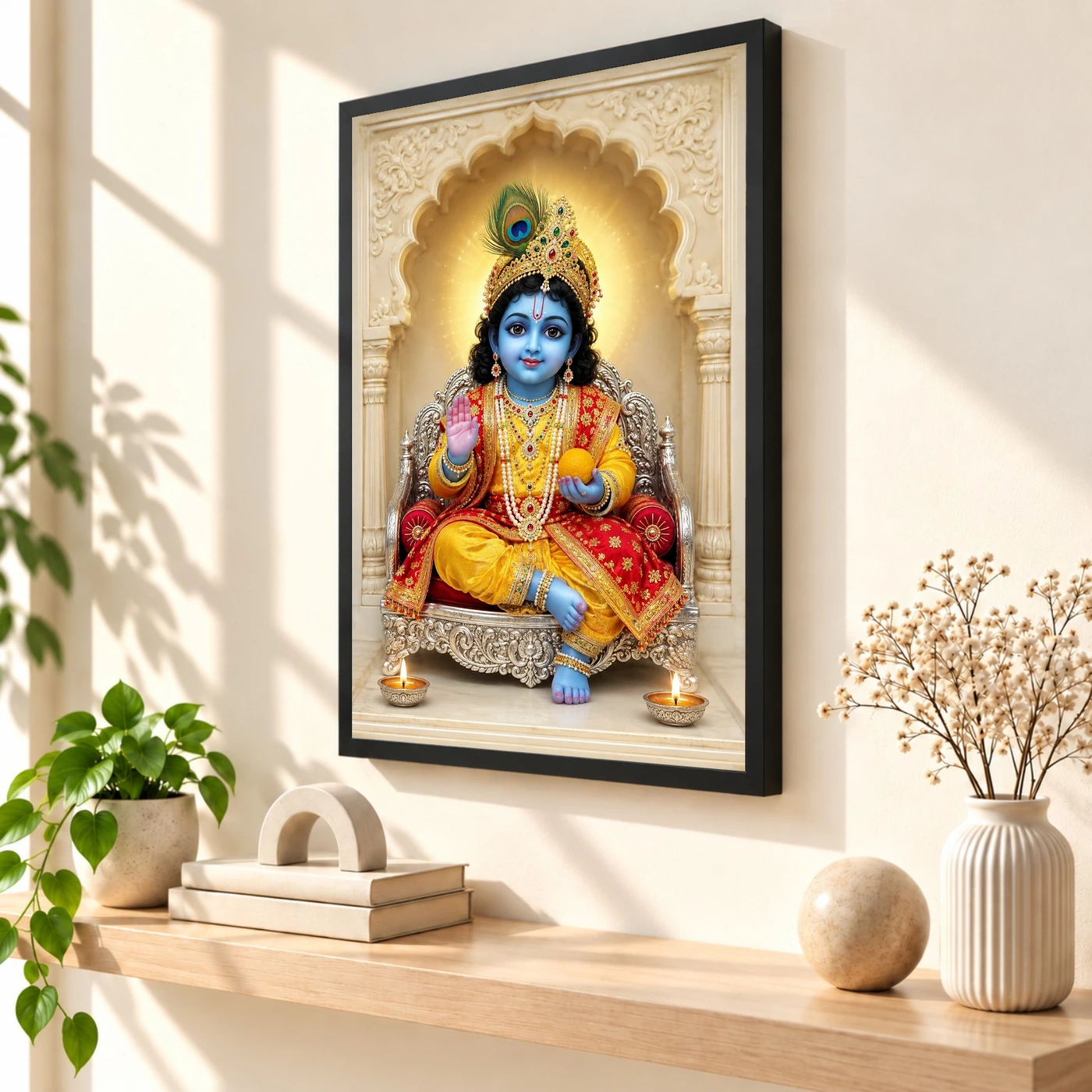 Laddu Gopal — Divine Blessings Frame, view 2