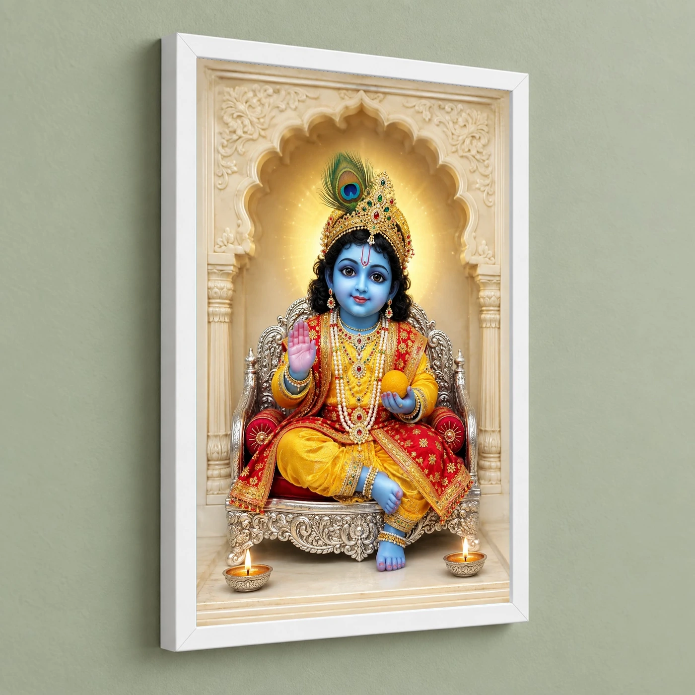 Laddu Gopal — Divine Blessings Frame, view 5