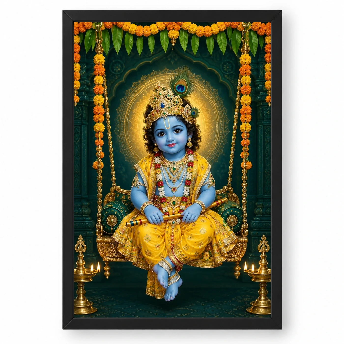 Laddu Gopal — Janmashtami Jhula Frame