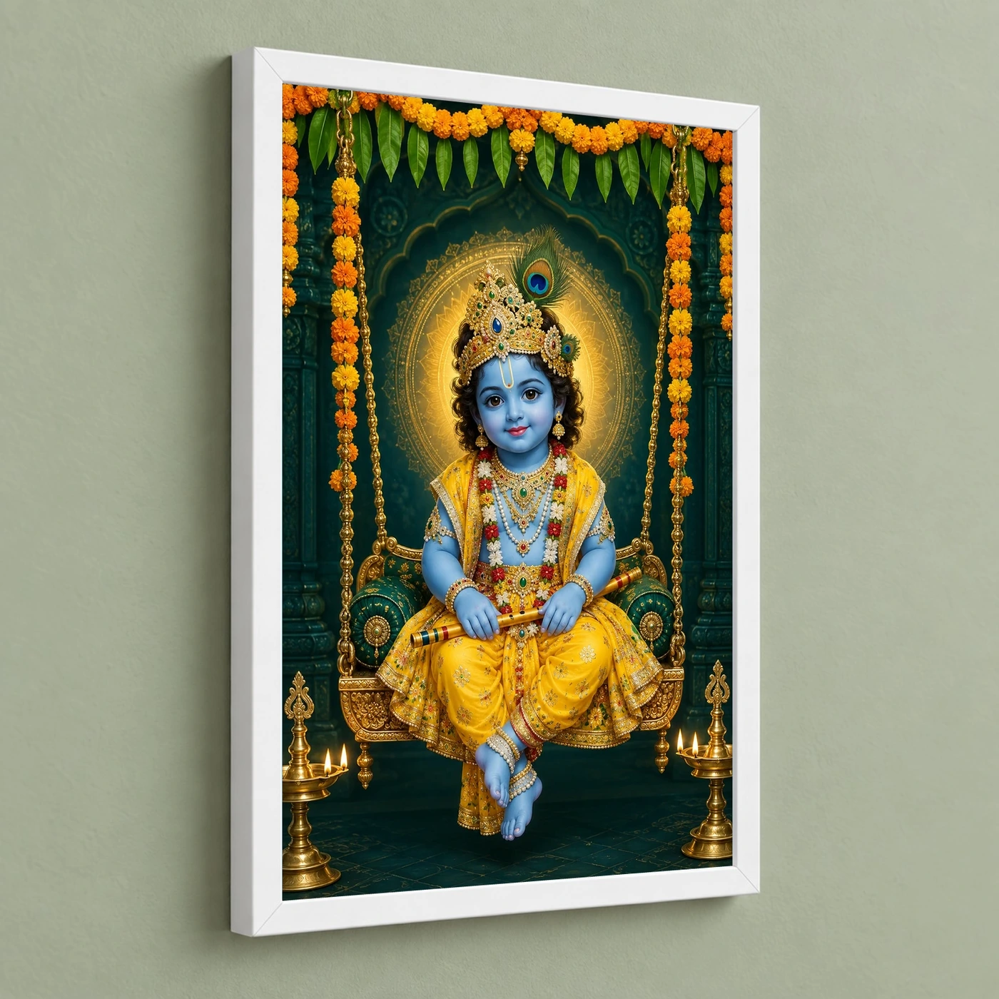 Laddu Gopal — Janmashtami Jhula Frame, view 5