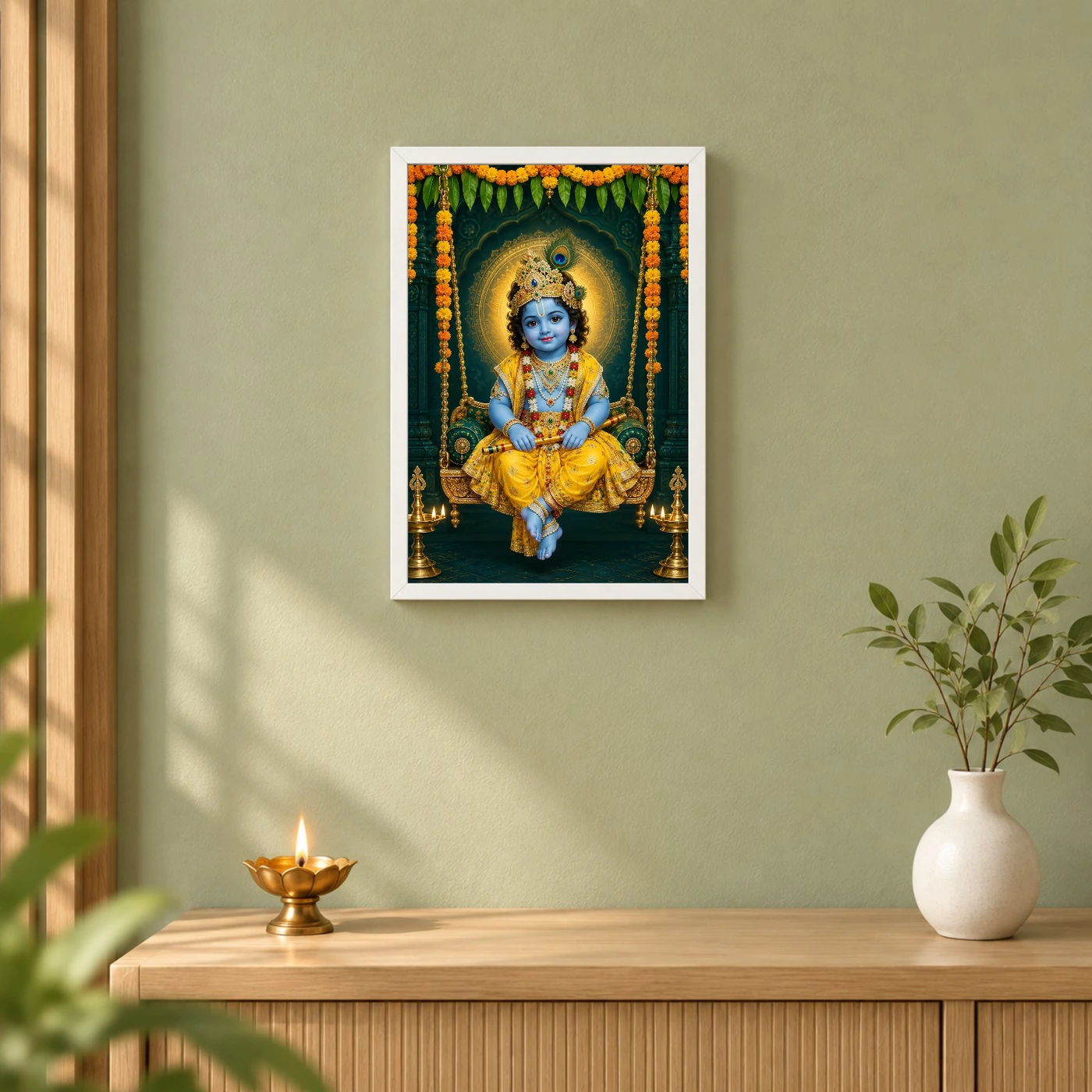 Laddu Gopal — Janmashtami Jhula Frame, view 6