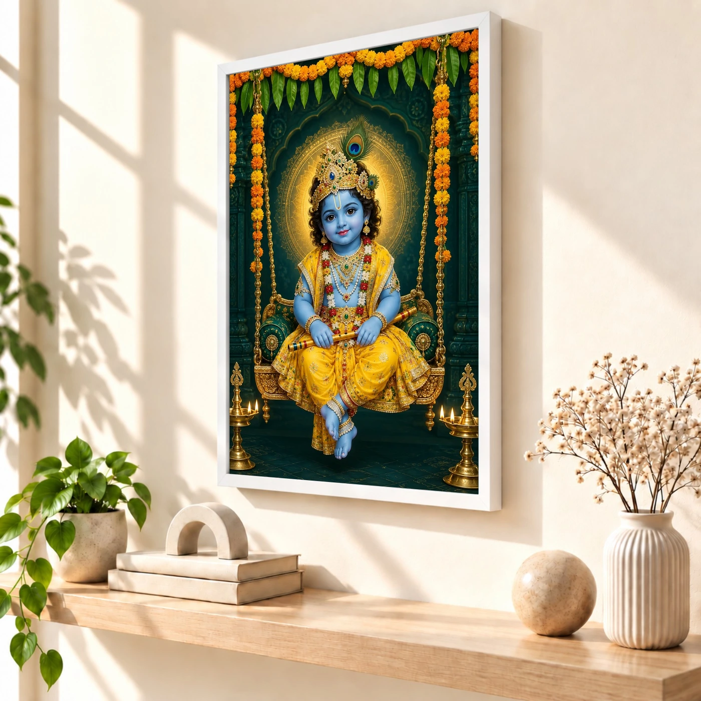 Laddu Gopal — Janmashtami Jhula Frame, view 7
