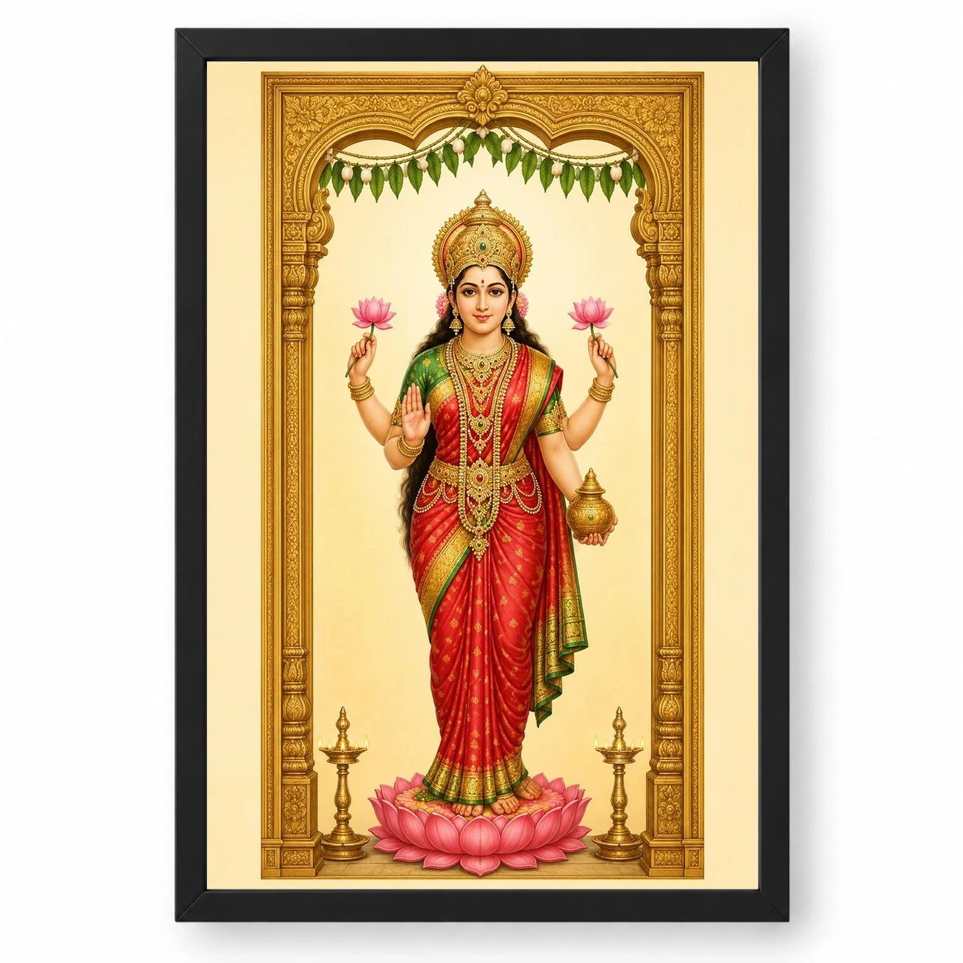 Lakshmi — Main Entrance Door Frame (Vertical)