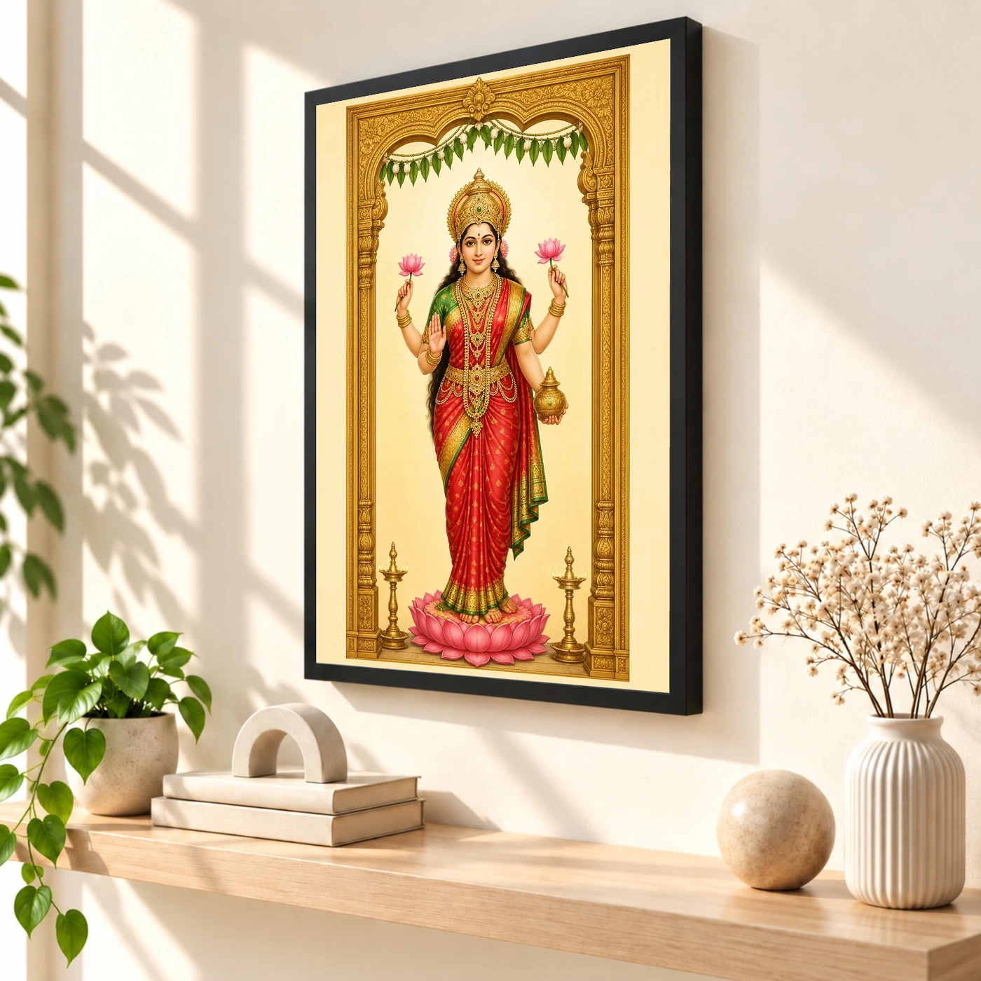 Lakshmi — Main Entrance Door Frame (Vertical), view 2