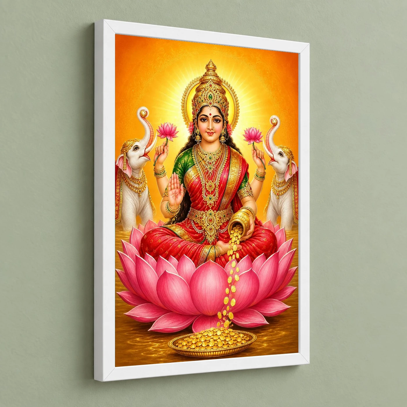 Lakshmi Mata — Divine Blessings of Wealth Frame, view 5