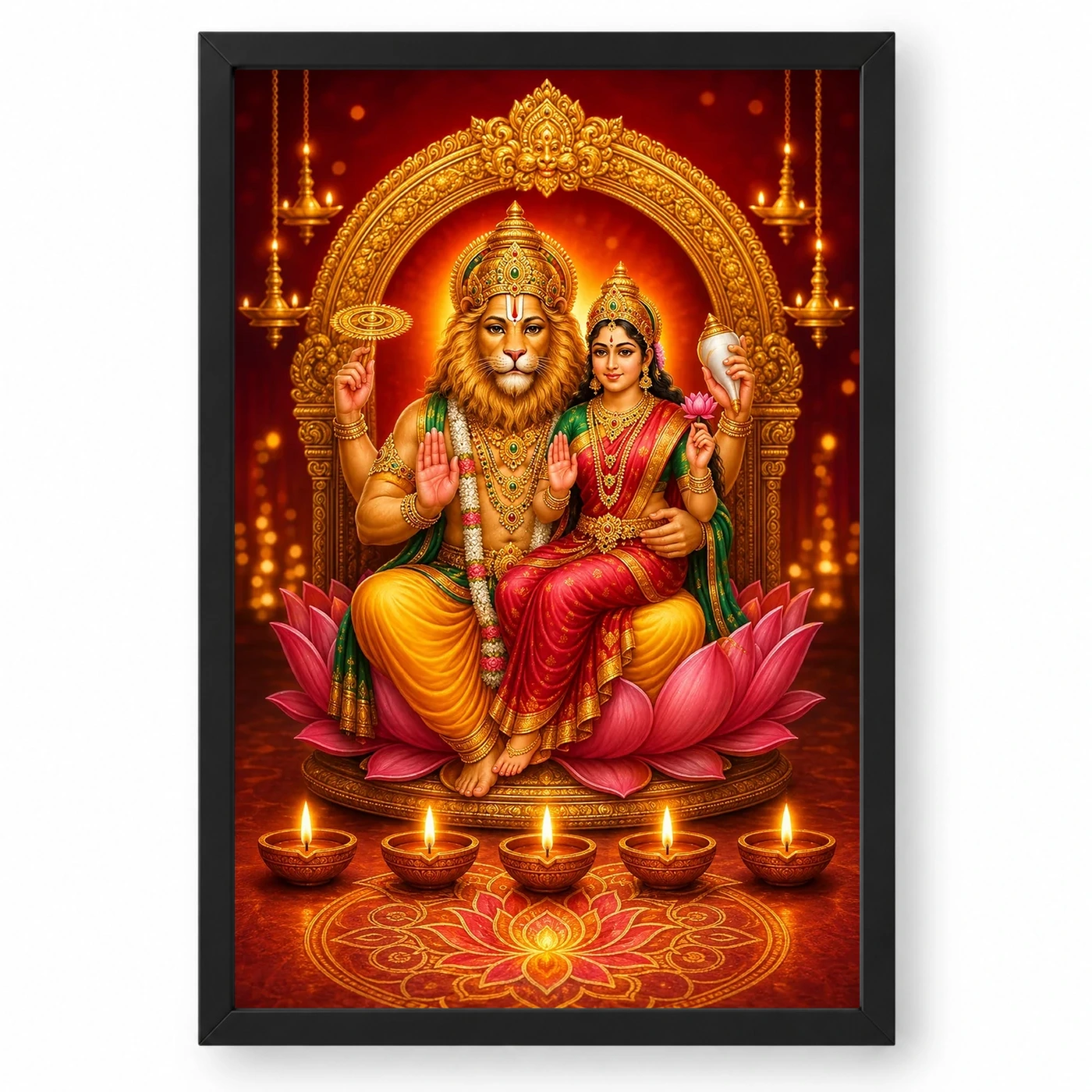Lakshmi Narasimha — Diwali Gifting Edition Frame