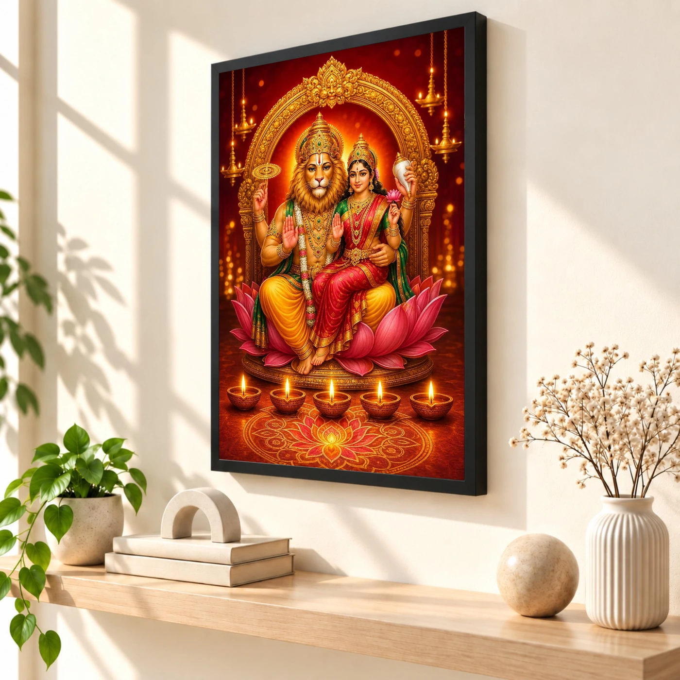Lakshmi Narasimha — Diwali Gifting Edition Frame, view 2