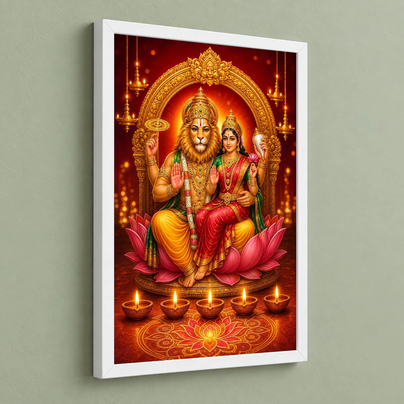 Lakshmi Narasimha — Diwali Gifting Edition Frame, view 5