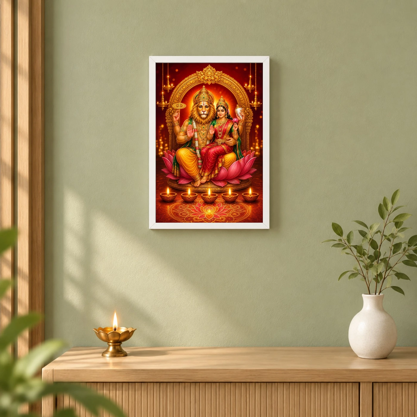 Lakshmi Narasimha — Diwali Gifting Edition Frame, view 6