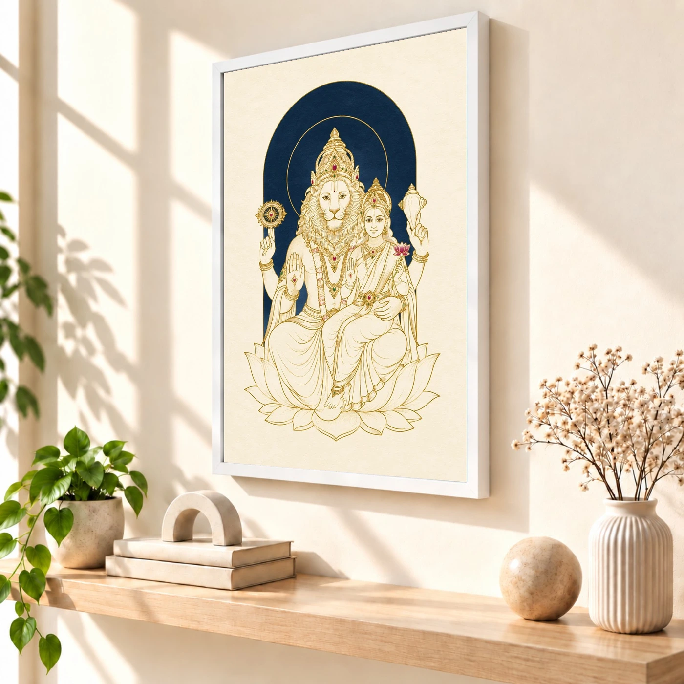 Lakshmi Narasimha — Modern Minimalist Frame, view 7