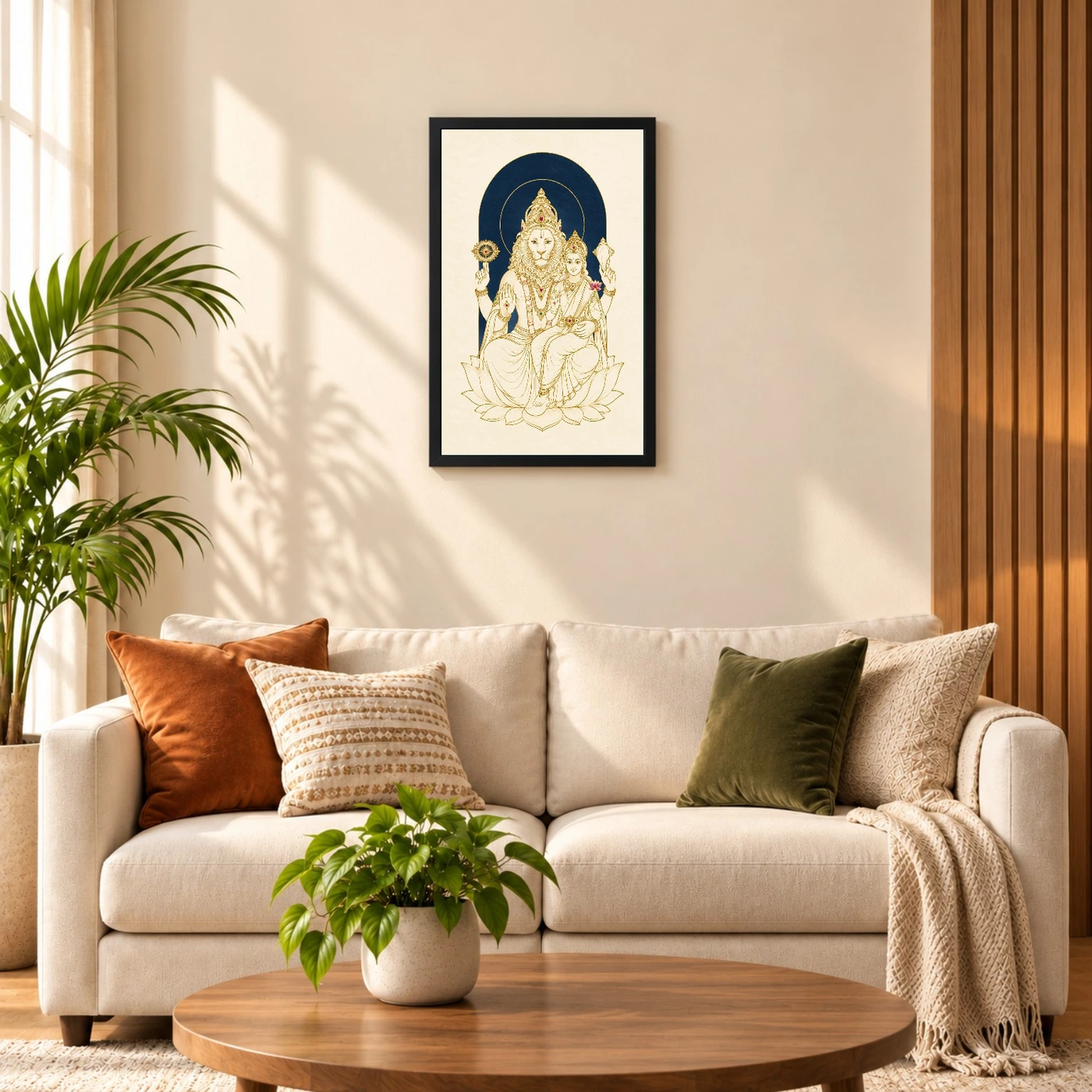 Lakshmi Narasimha — Modern Minimalist Frame, view 8