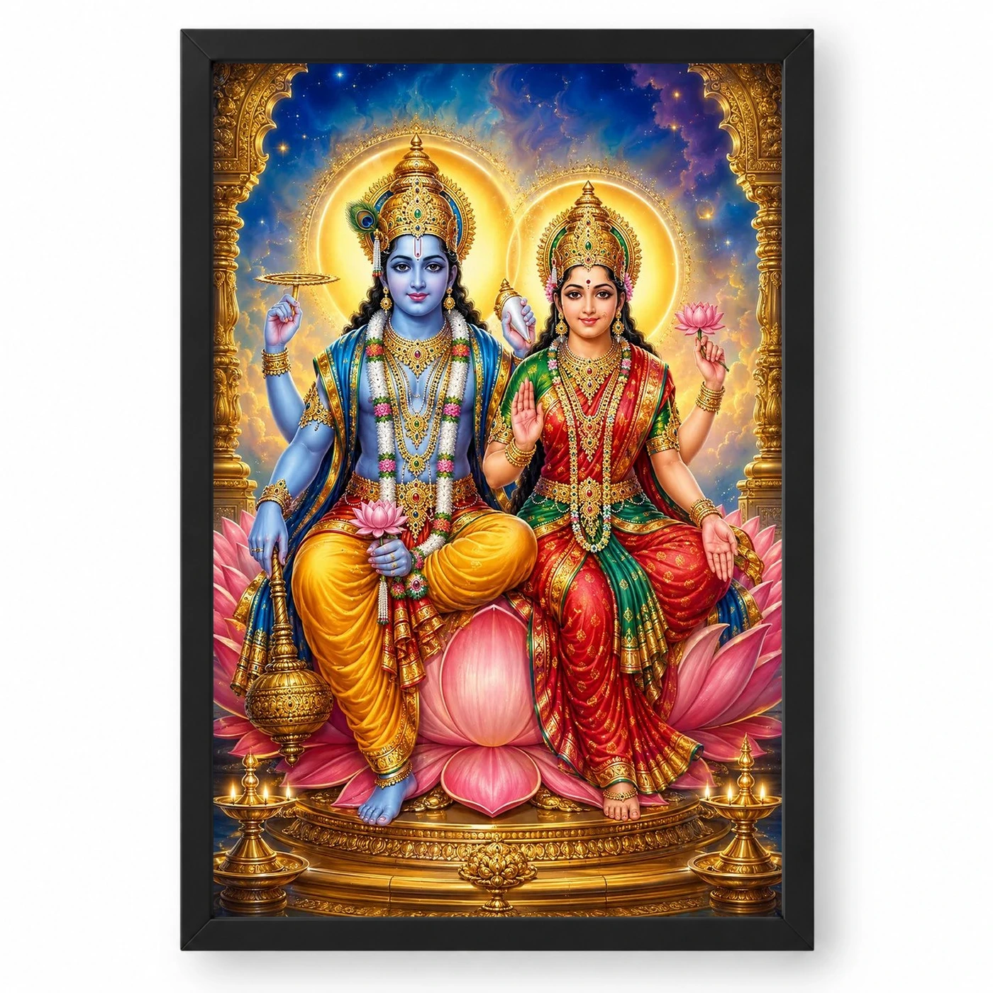 Lakshmi Narayan — Divine Union Frame