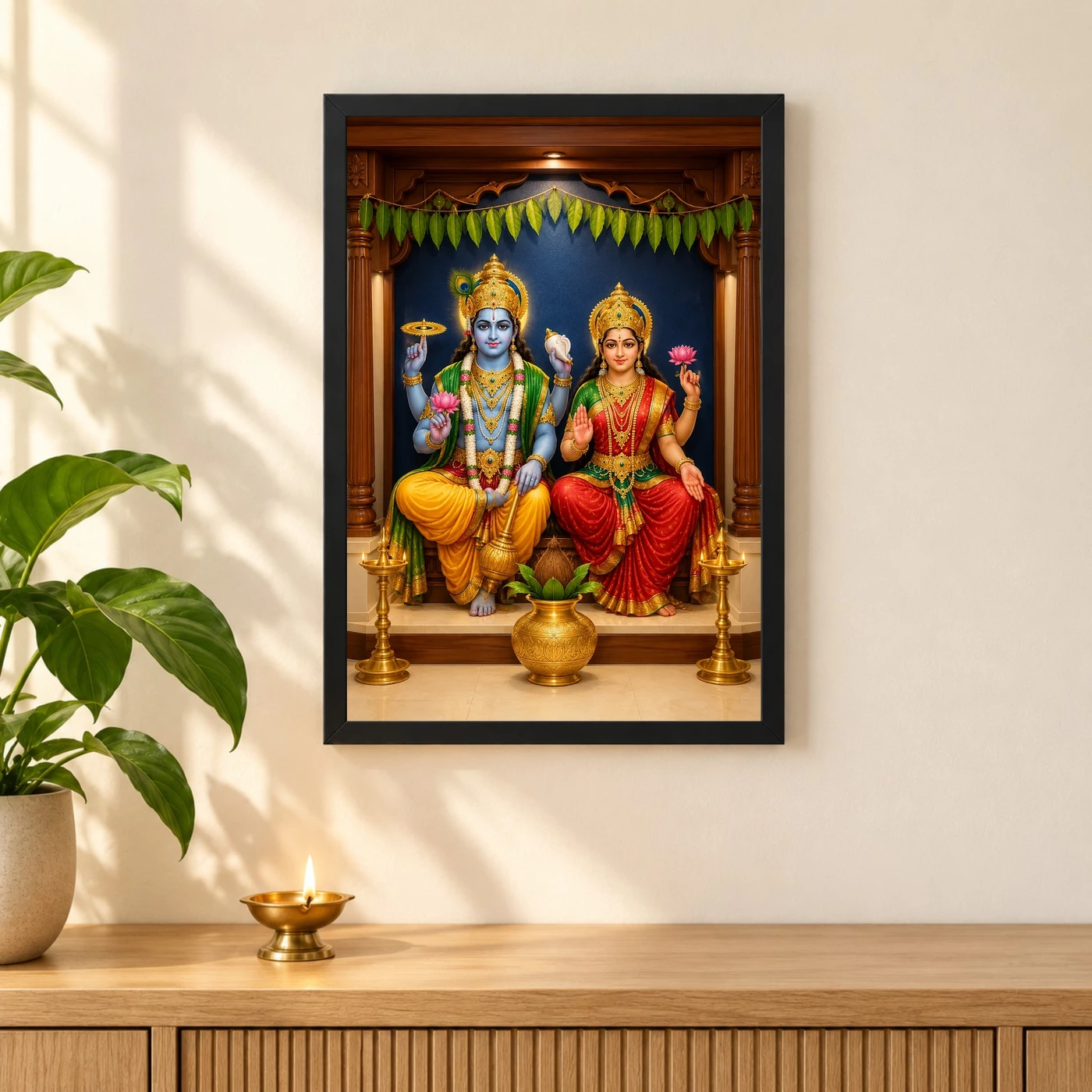 Lakshmi Narayan — Housewarming Gift Frame, view 3