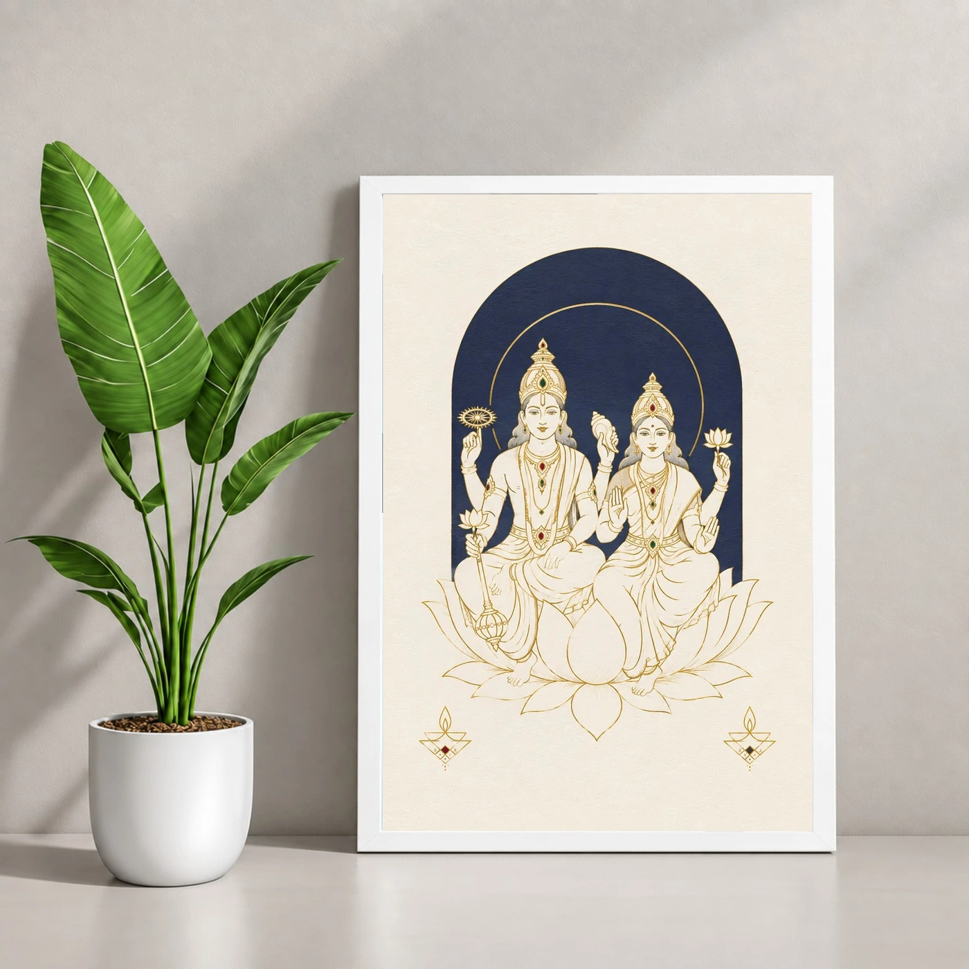 Lakshmi Narayan — Modern Minimalist Frame, view 4