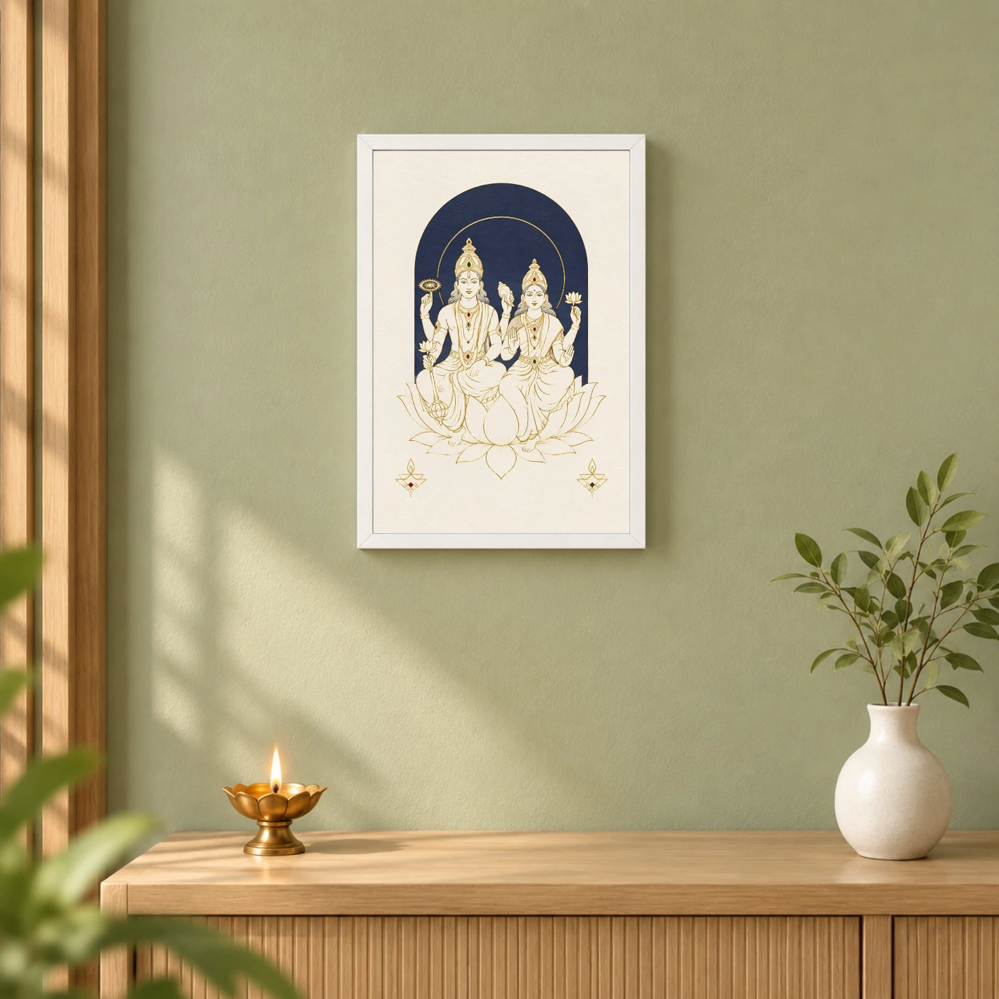 Lakshmi Narayan — Modern Minimalist Frame, view 6