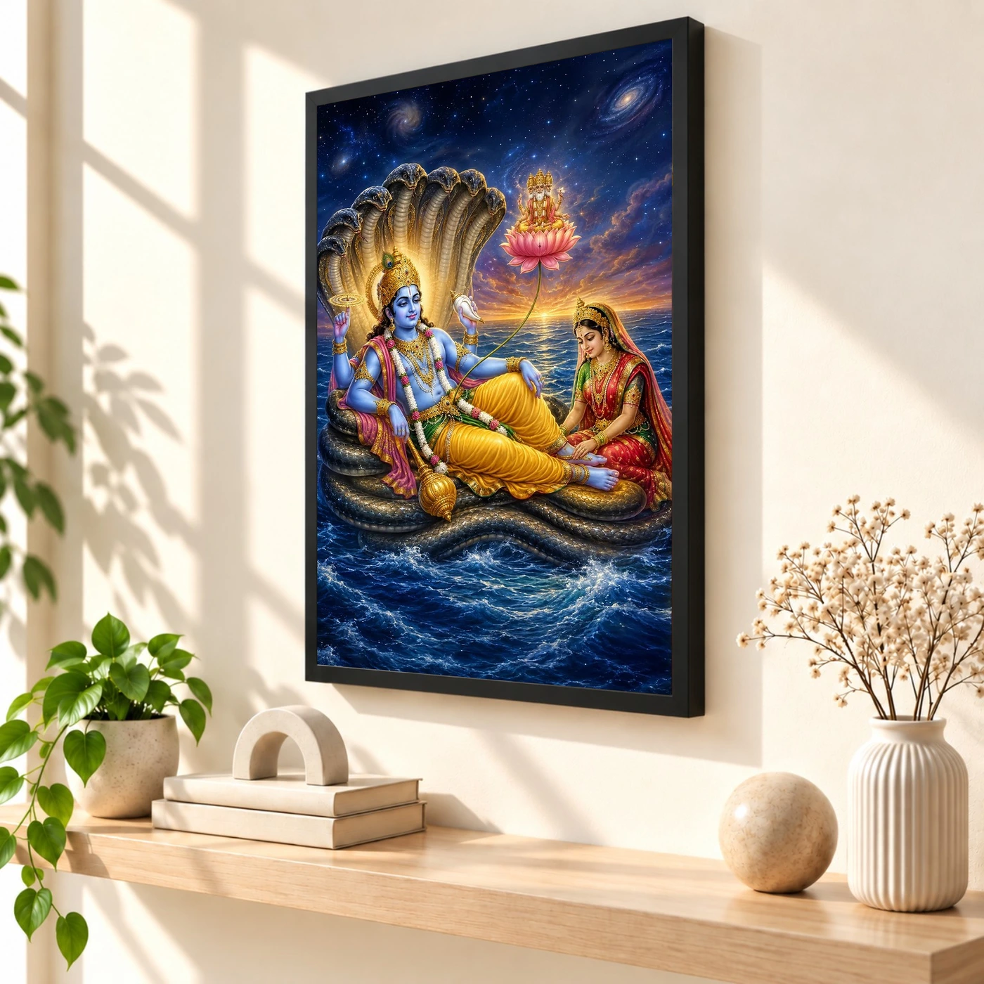 Lakshmi Narayan — Sesha Shayana (Cosmic Ocean) Frame, view 2