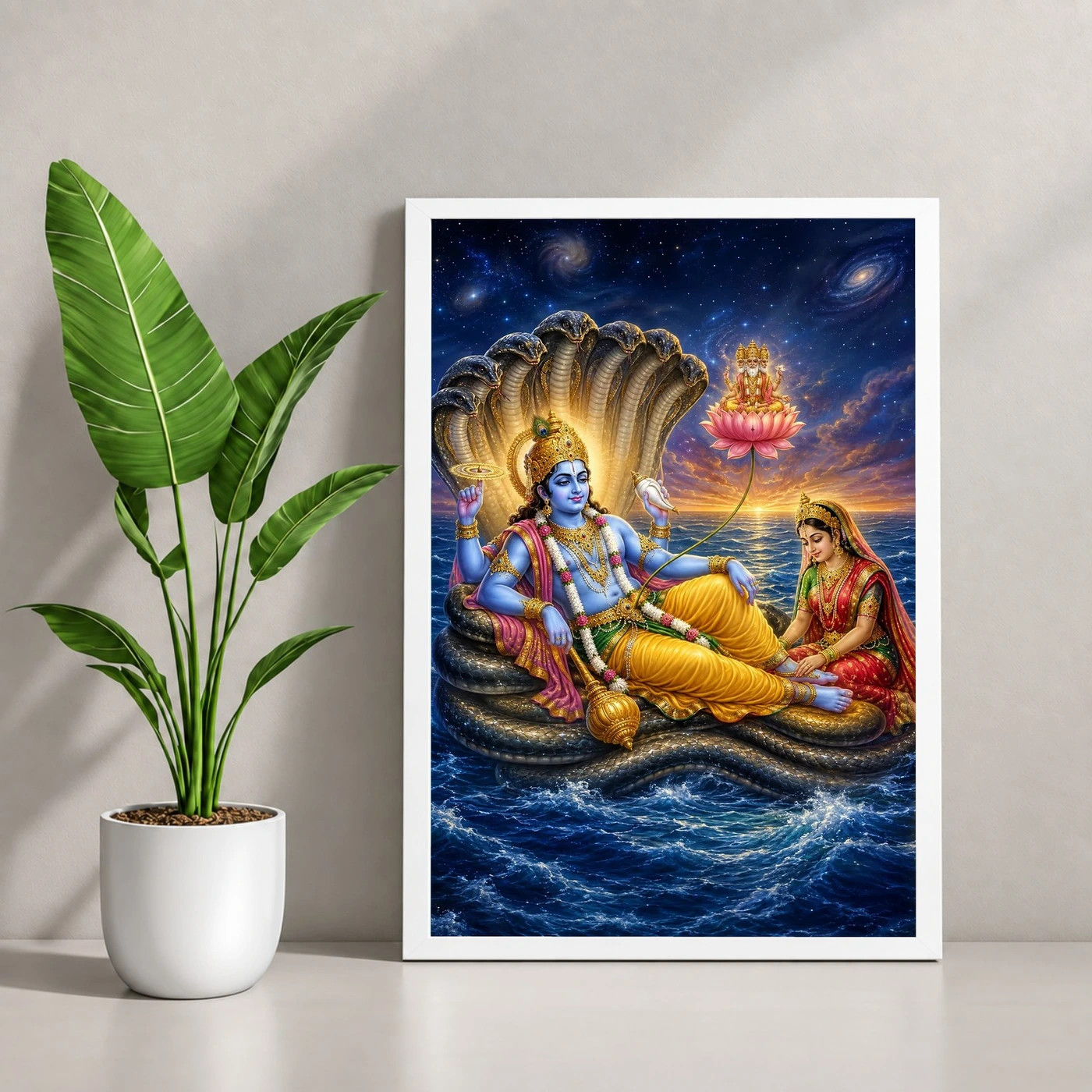 Lakshmi Narayan — Sesha Shayana (Cosmic Ocean) Frame, view 4