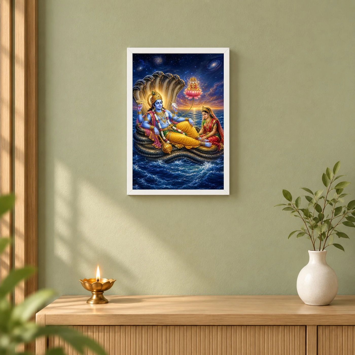 Lakshmi Narayan — Sesha Shayana (Cosmic Ocean) Frame, view 6