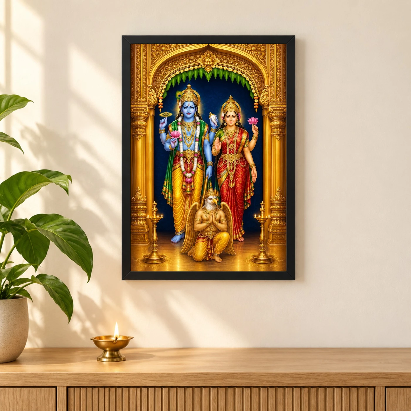 Lakshmi Narayan — Vertical Entrance Door Frame, view 3