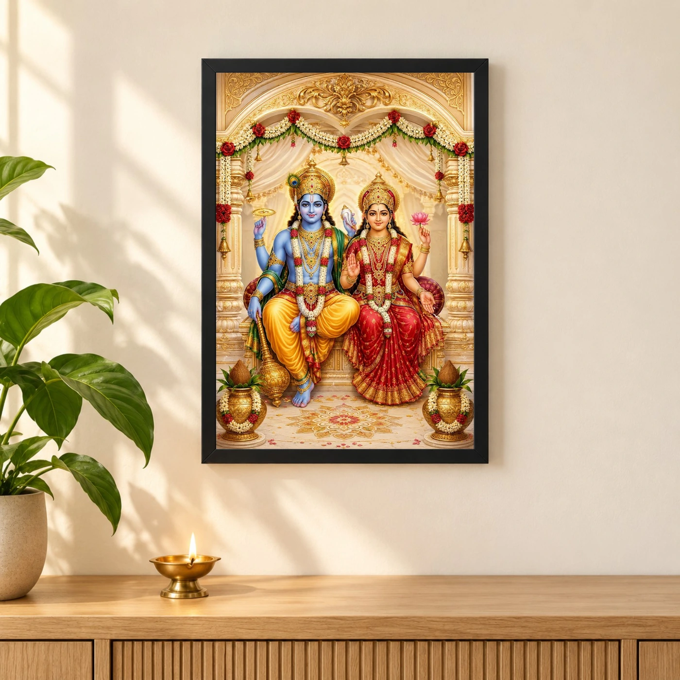 Lakshmi Narayan — Wedding Gift Edition Frame, view 3