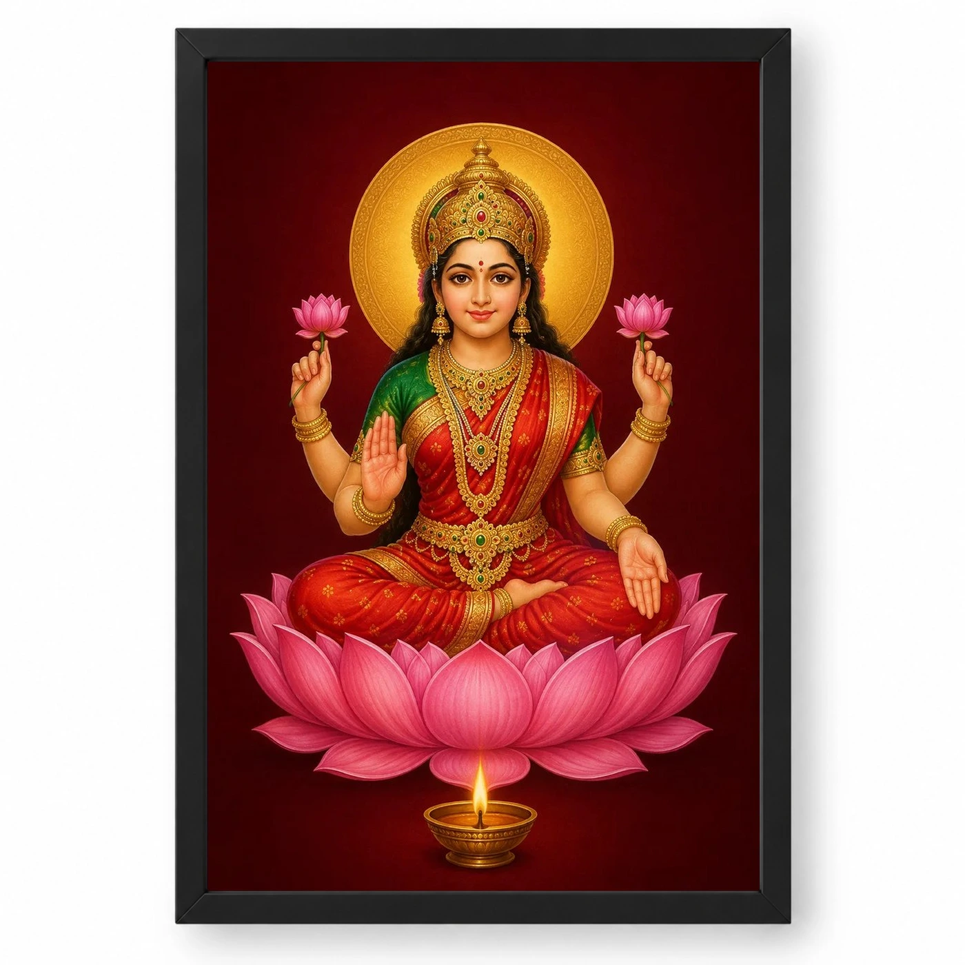 Lakshmi — Pooja Mandir Small Frame