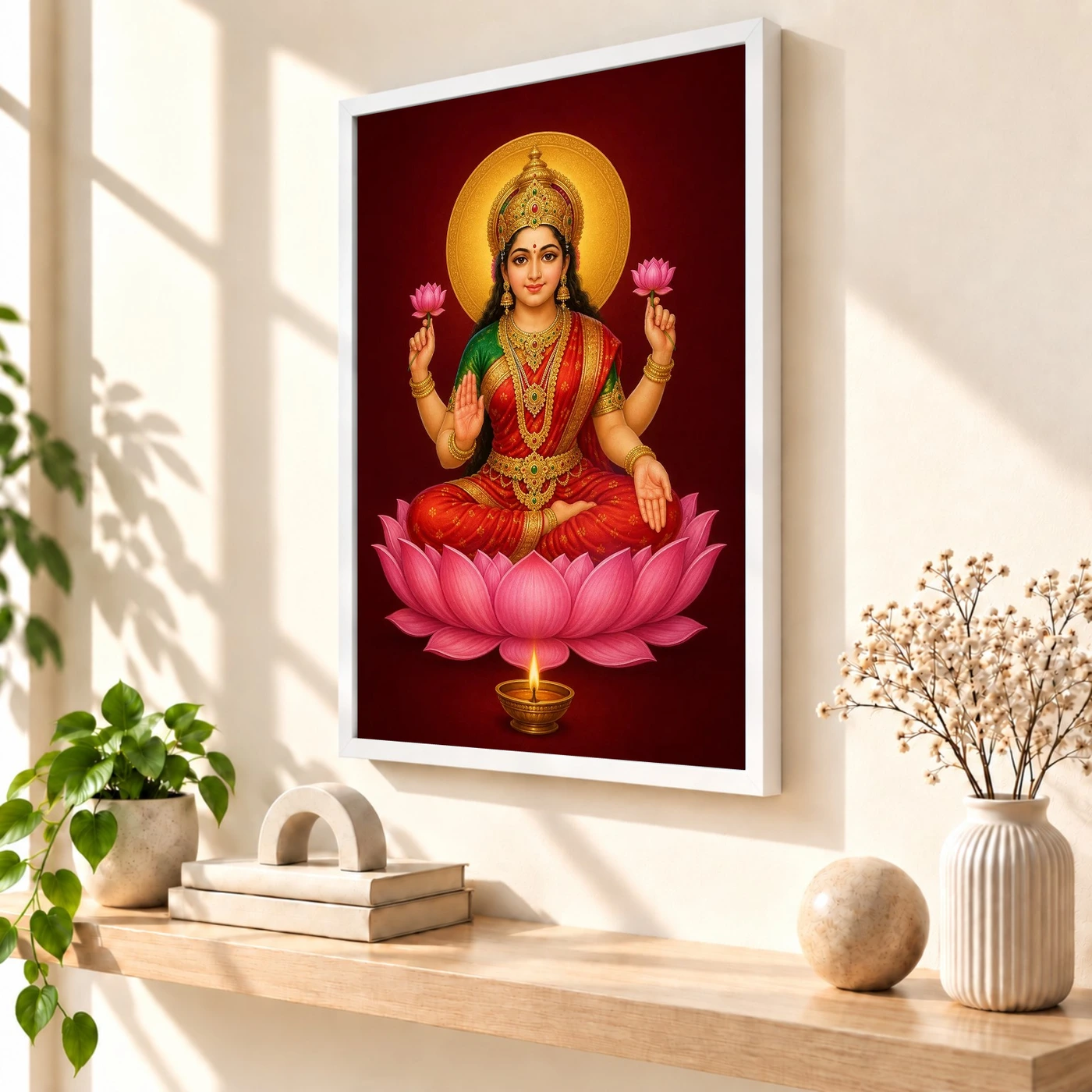 Lakshmi — Pooja Mandir Small Frame, view 7