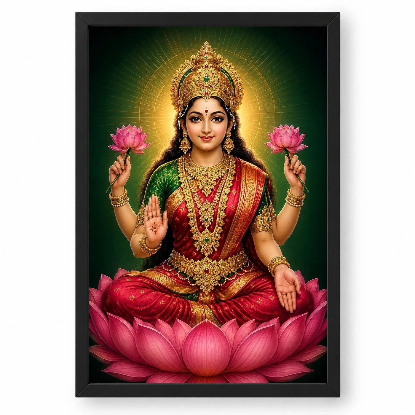 Lakshmi — Radiant Backlit Portrait Frame