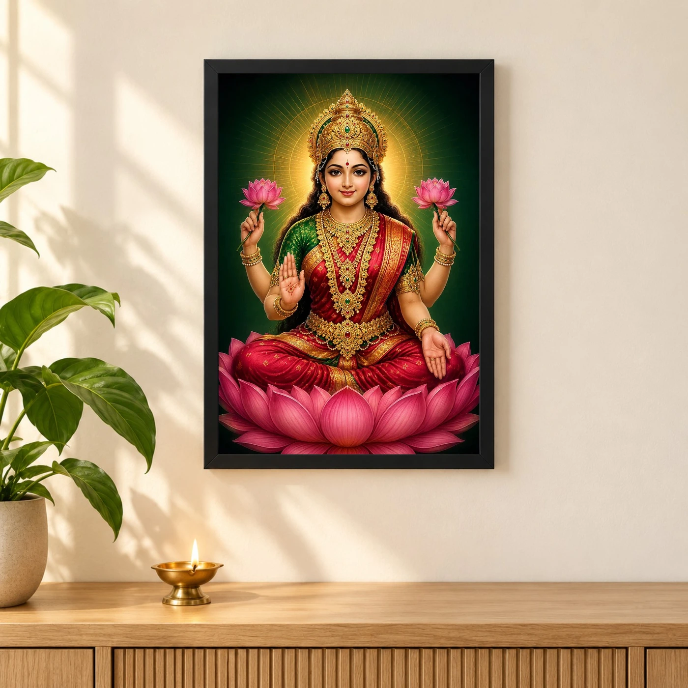 Lakshmi — Radiant Backlit Portrait Frame, view 3