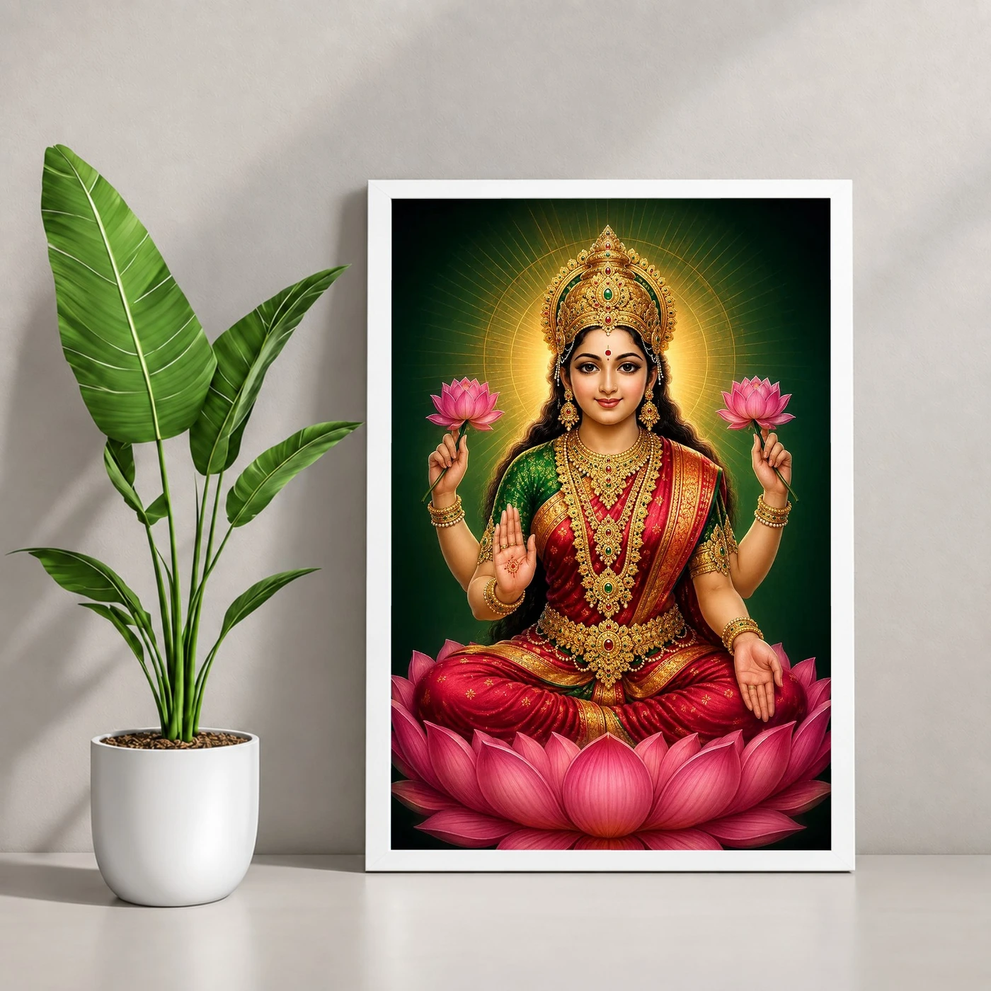 Lakshmi — Radiant Backlit Portrait Frame, view 4