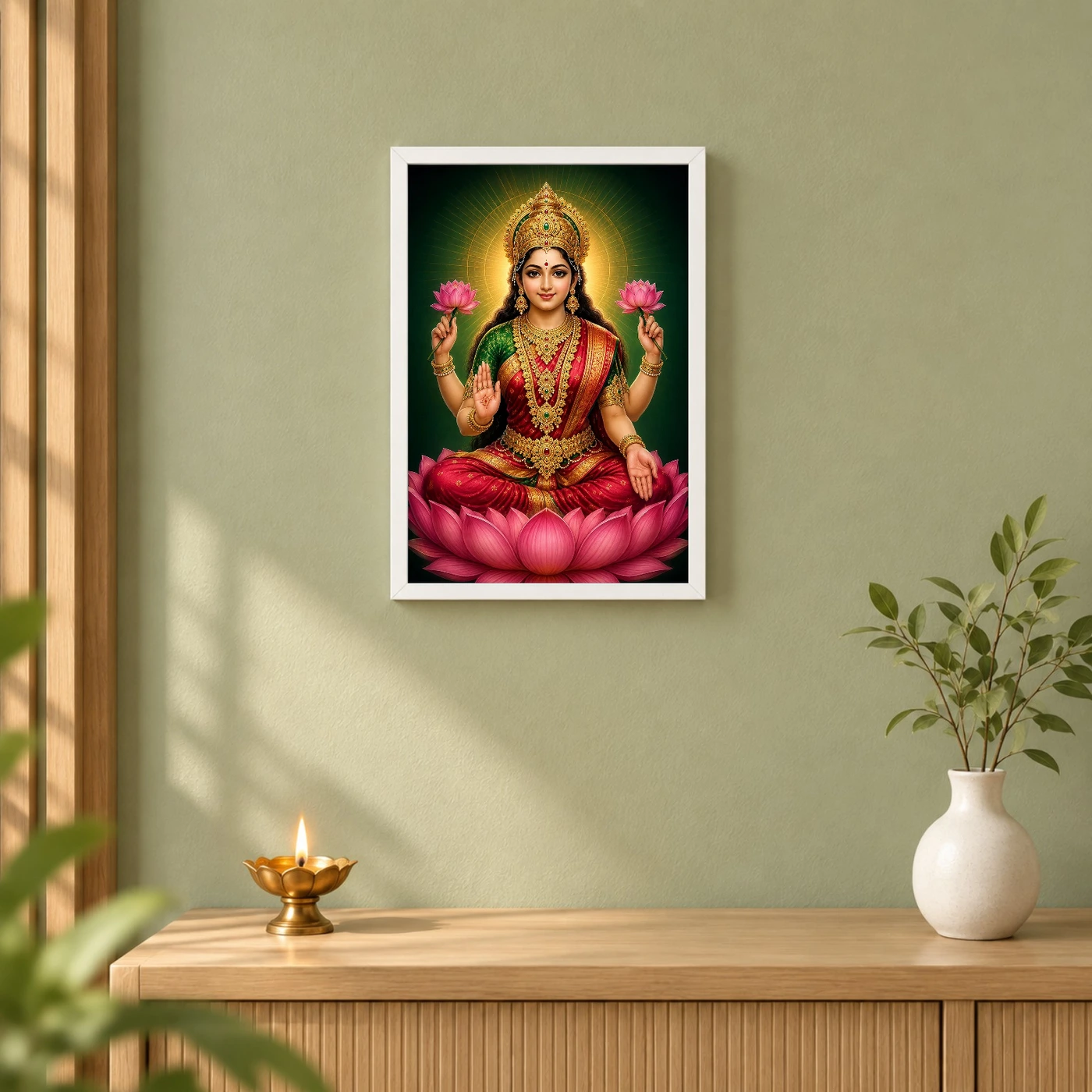 Lakshmi — Radiant Backlit Portrait Frame, view 6