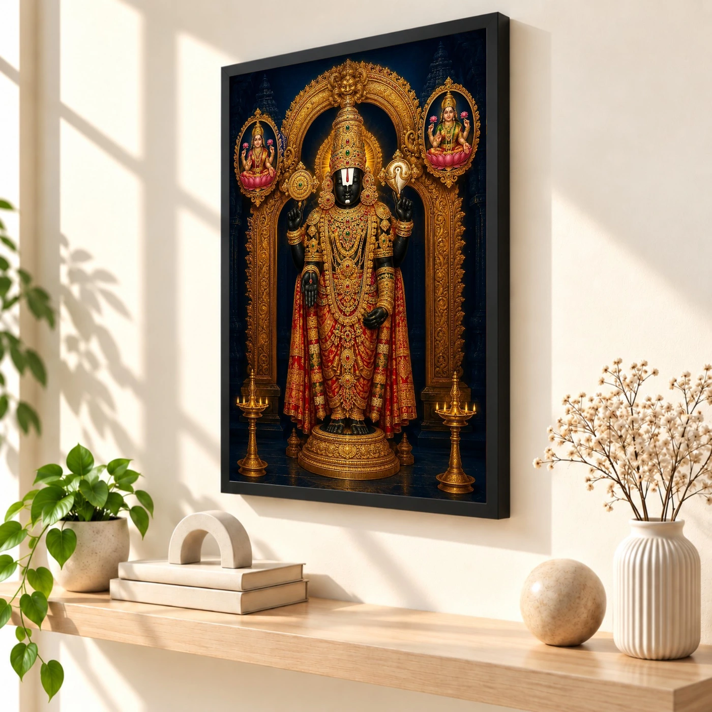 Lakshmi Venkateshwara — Large Statement Wall Frame, view 2