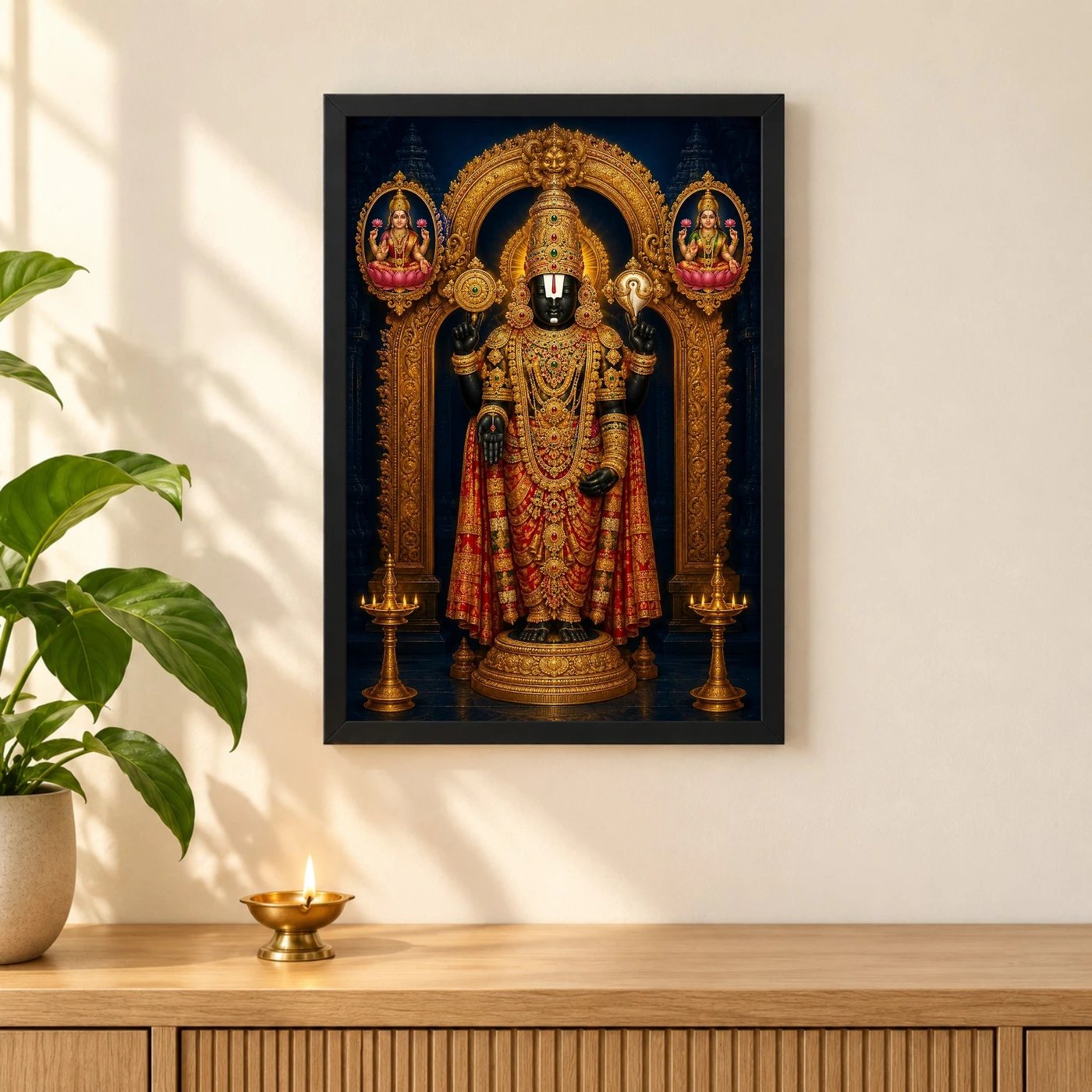 Lakshmi Venkateshwara — Large Statement Wall Frame, view 3