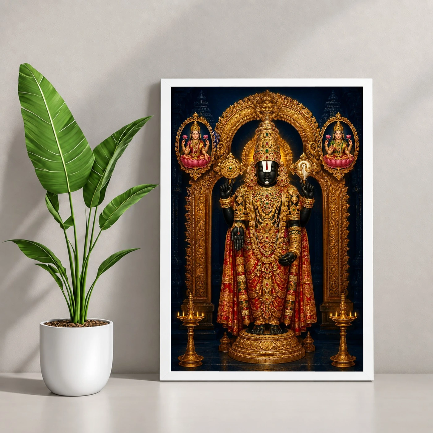 Lakshmi Venkateshwara — Large Statement Wall Frame, view 4