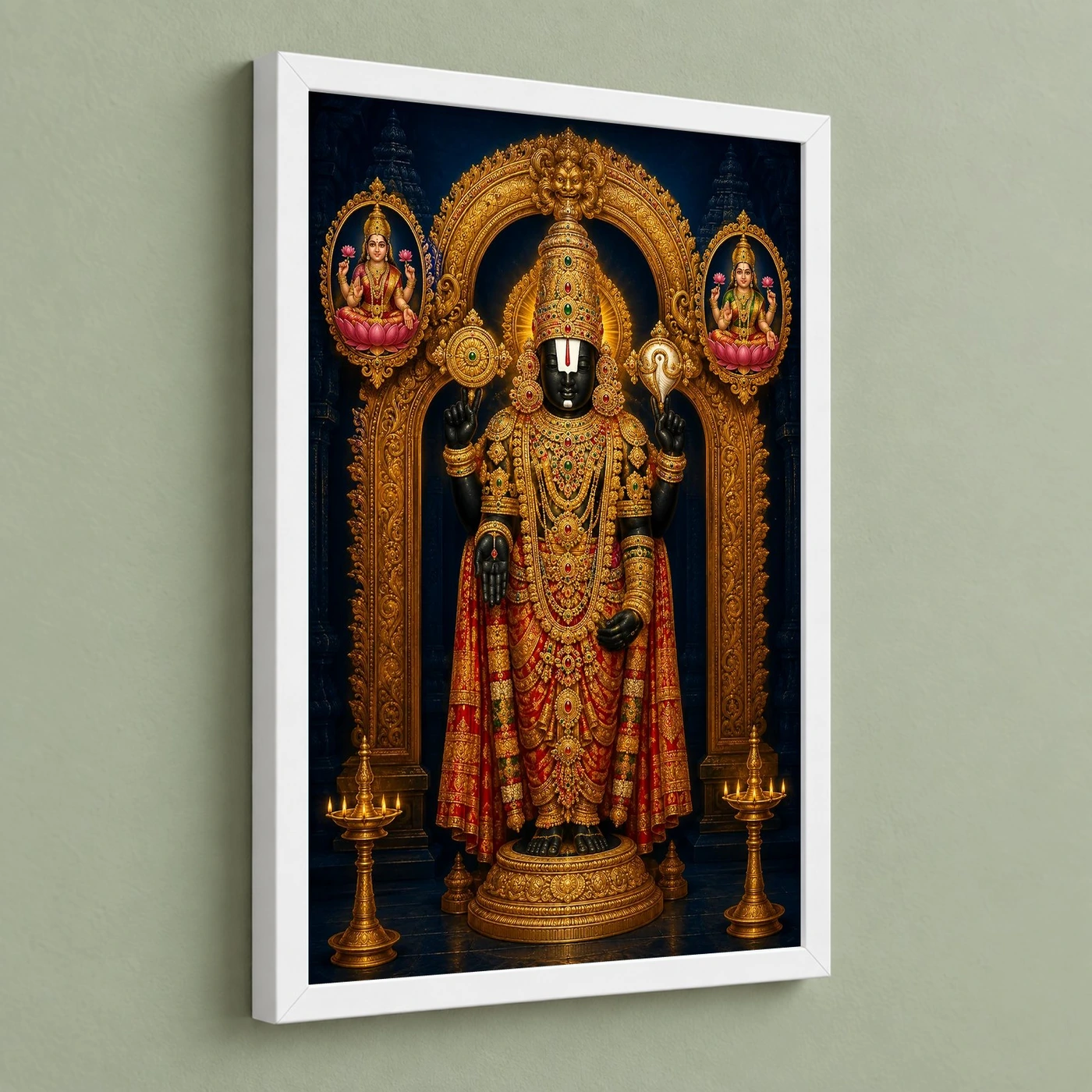 Lakshmi Venkateshwara — Large Statement Wall Frame, view 5
