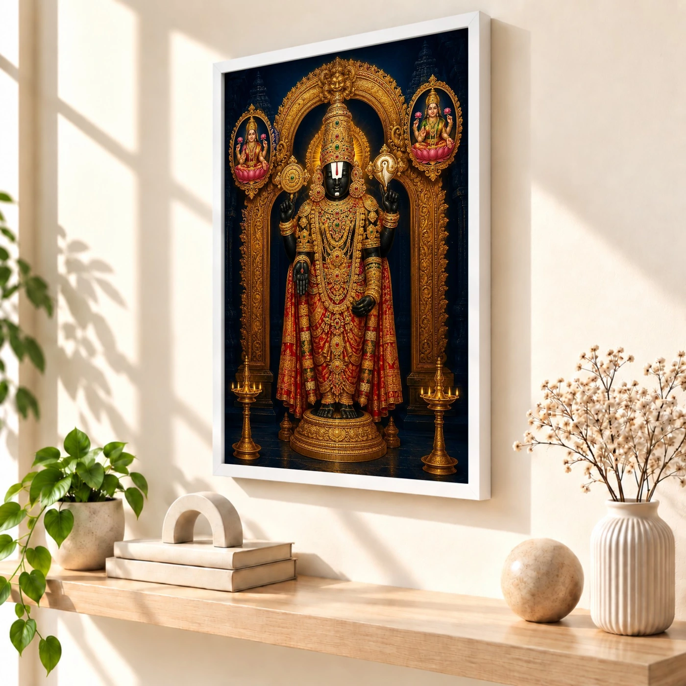 Lakshmi Venkateshwara — Large Statement Wall Frame, view 7