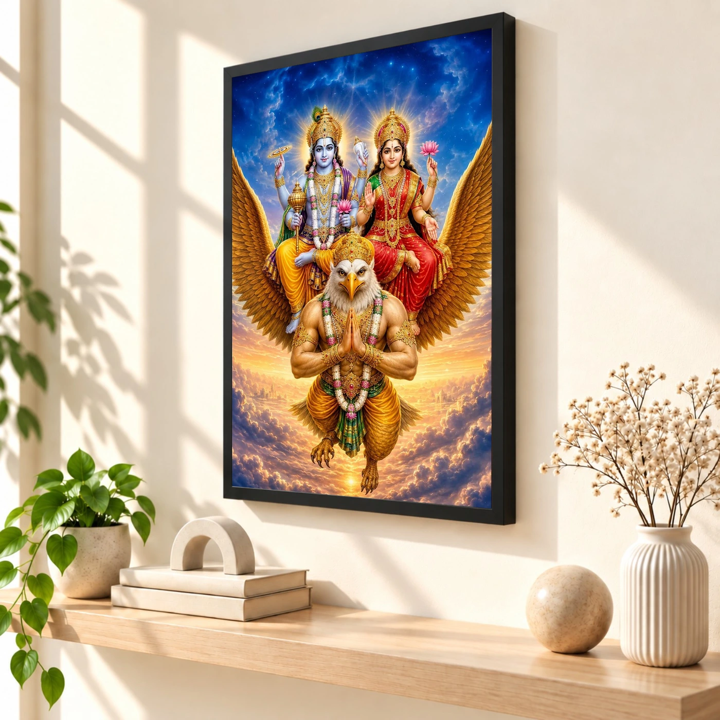 Lakshmi Vishnu — Garuda Vahana Frame, view 2